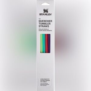 NIB Stanley Quencher 30 oz. Travel Tumbler Straws 4-Pack Summer 2